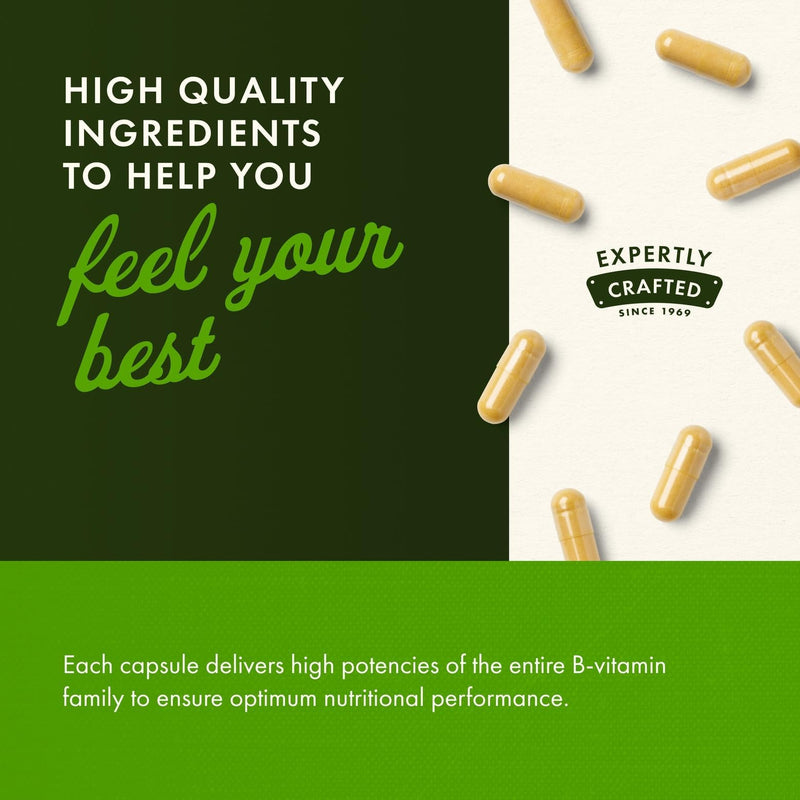 Swanson Balance B-50 High-Potency B Vitamin Complex for Busy Adults Seeking Immune, Heart, and Nervous System Support (250 Capsules, 2 Pack) 250 Count (Pack of 2)