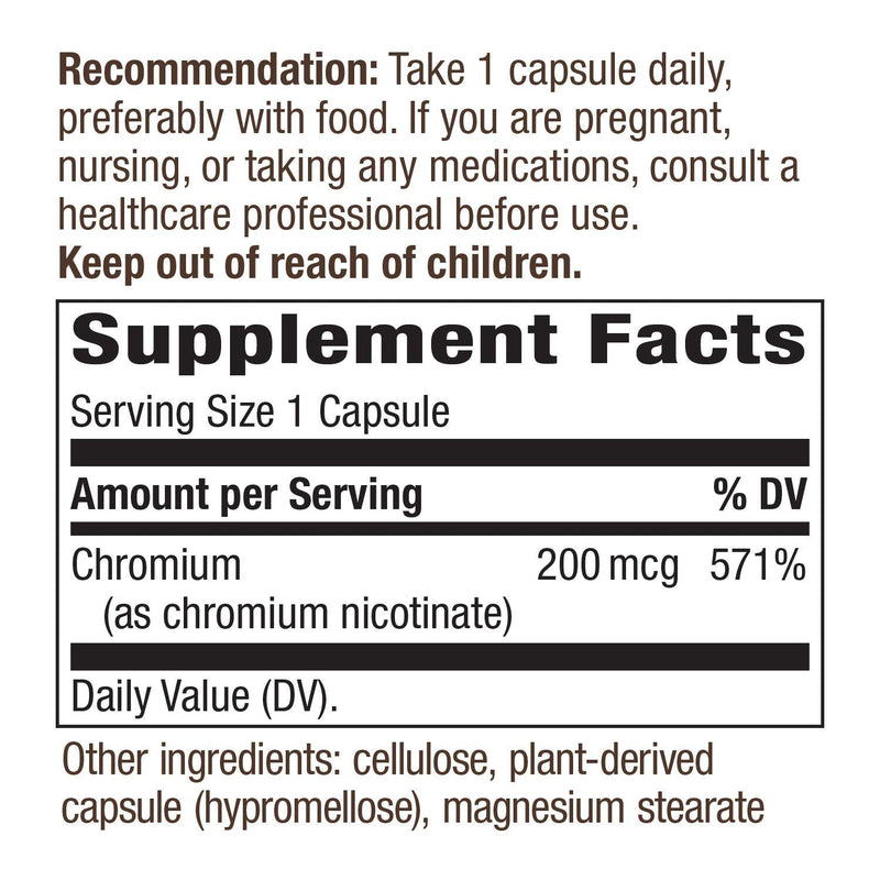 [Australia] - Nature's Way GTF Chromium, 200 mcg per serving 