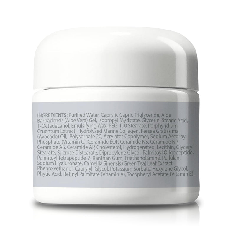 PRO 2X DERMA PROGENIX Cream - Anti Aging Cream - 2 Month Supply - Skin Firming Moisturizer with Vitamin C, Collagen, & Ceramides - Reduce Wrinkles Appearance - Improve Skin Tone, Texture, & Hydration