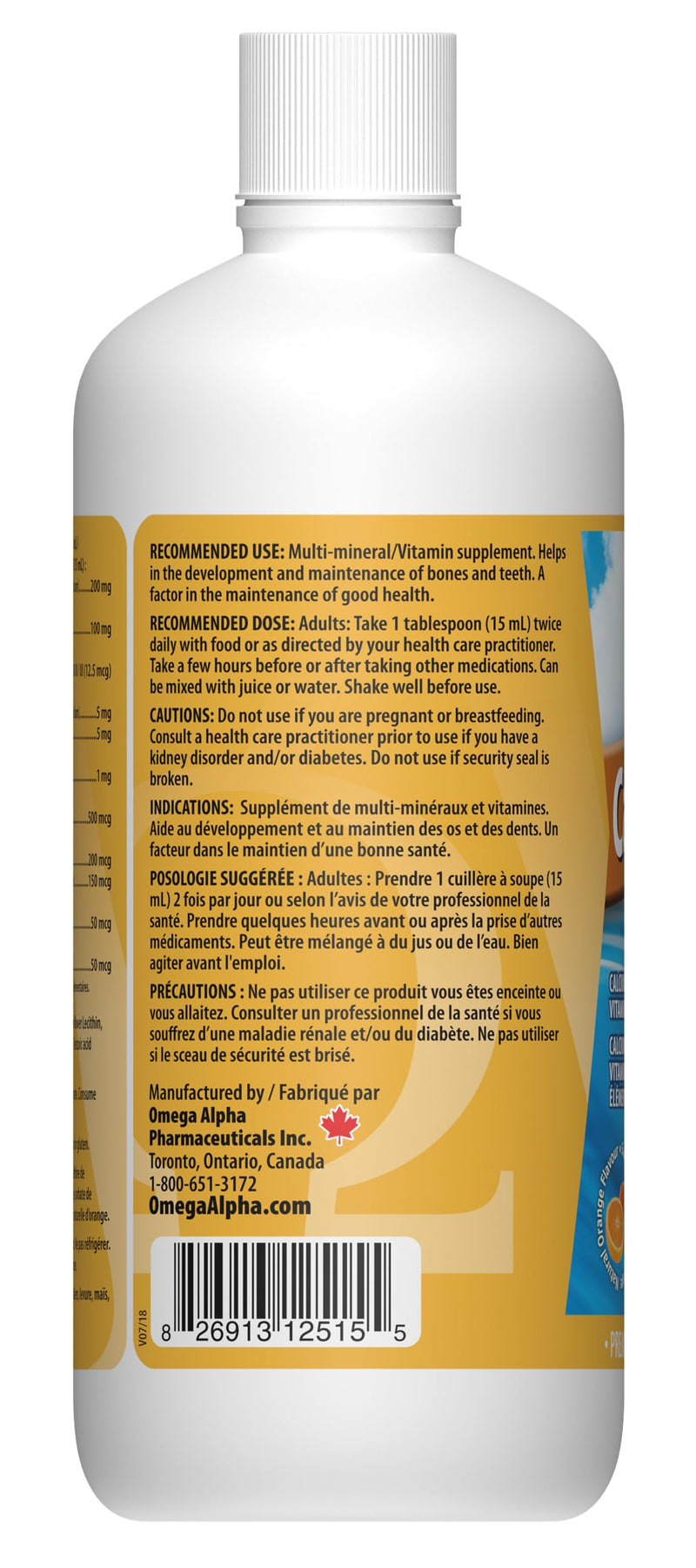Omega Alpha MultiMin Cal-Mag Plus 500ml