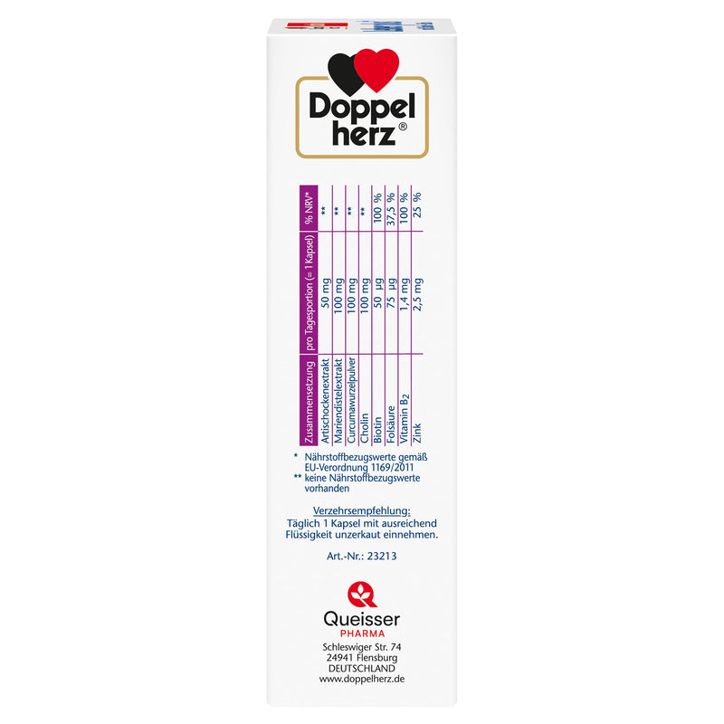 [Australia] - Doppelherz Leber plus – With choline to help maintain normal liver function and normal fat metabolism – 80 capsules 80 capsules (pack of 1) 