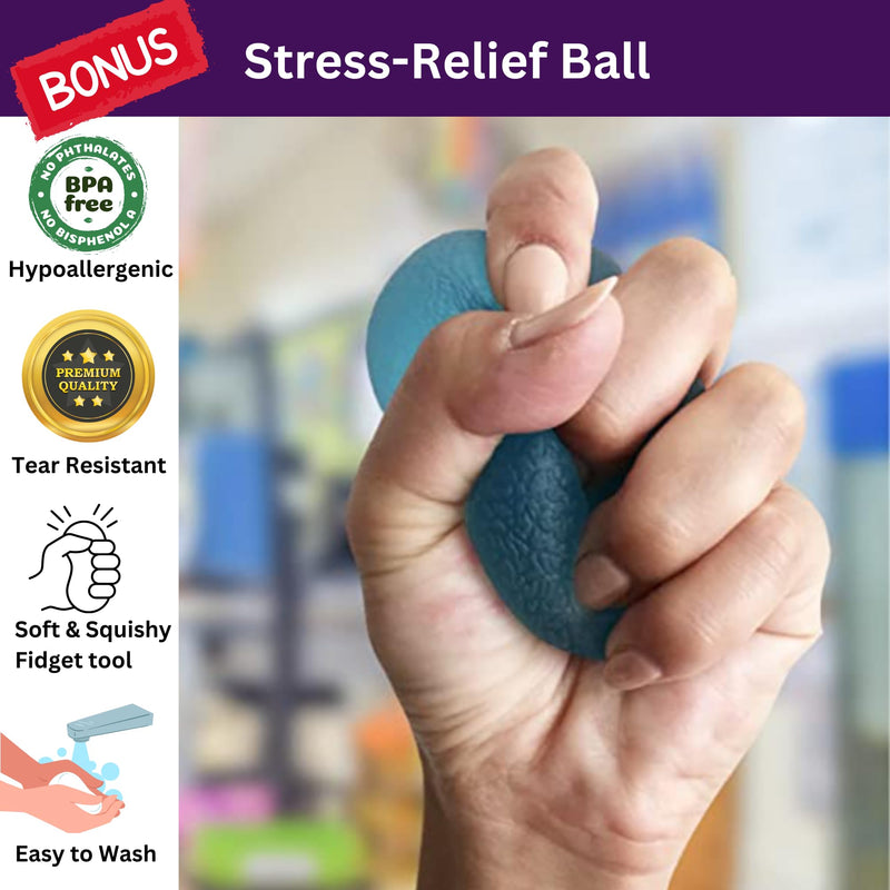 [Australia] - INNER TRUTH Meditation with Buddha Kit - 3 in 1 Guided Breathing Calm Down Buddha Anxiety Relief Device + Stress Ball. Stress Relief and mindfulness gifts. ADHD Tools for Adults & Kids. Yoga Gifts 