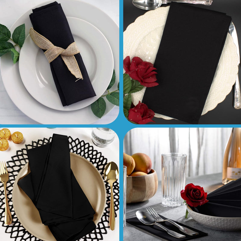 [Australia] - Perfectware 2 Ply Black Dinner Napkin Pack of 125 Pack of 125ct 