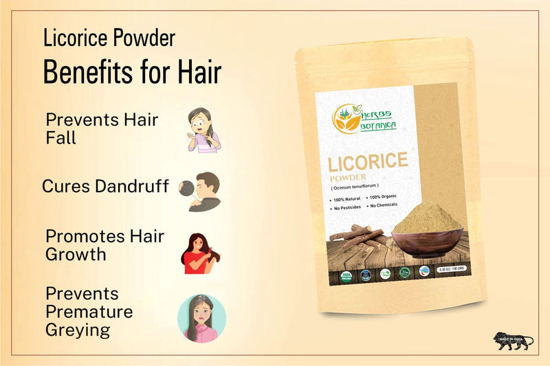 [Australia] - Licorice Root Organic Powder Mulethi Powder Yastimadu Powder (Glycyrrhiza Glabra) for Skin Natural Digestive Aid and Herbal Wellness Supplement 5.5 oz / 150gms 