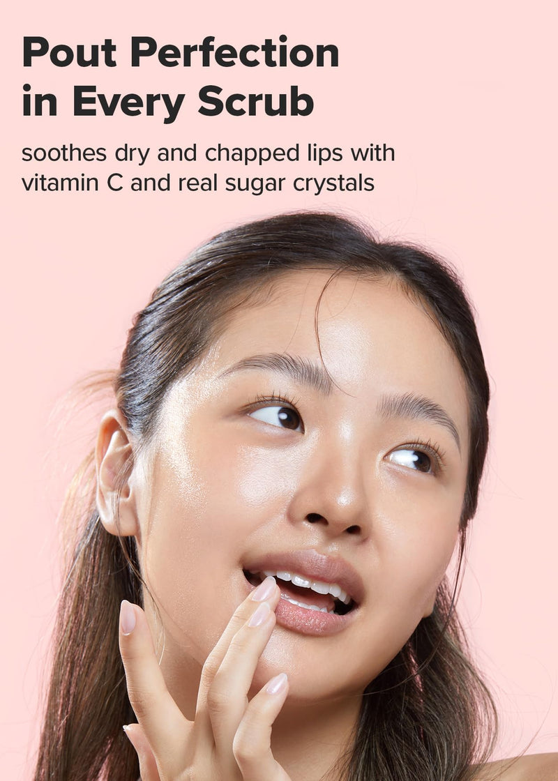 [Australia] - I DEW CARE Lip Scrub - Cushy Crush | Sugar Vitamin C, Lip Care, Lip Scrubber Exfoliator, Lip Exfoliator Scrub, Lip Care Products, for Dark, Dry and Chapped Lips, Vegan, 1.05 oz 