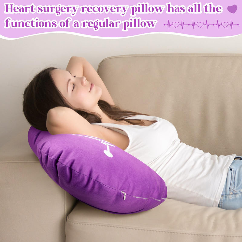 [Australia] - Menkxi Heart Surgery Pillow for After Heart Surgery Open Heart Surgery Pillow Cough Pillow Recovery Gift Pillow Surgery Heart Transplant Gift for Women Men 