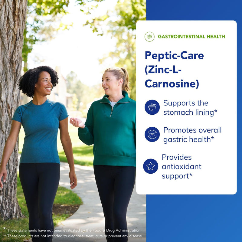 Pure Encapsulations Peptic-Care (Zinc-L-Carnosine), 60 Capsules | Antioxidant Supplement to Support The Stomach Lining and Overall Gastric Health* 60 Count (Pack of 1)