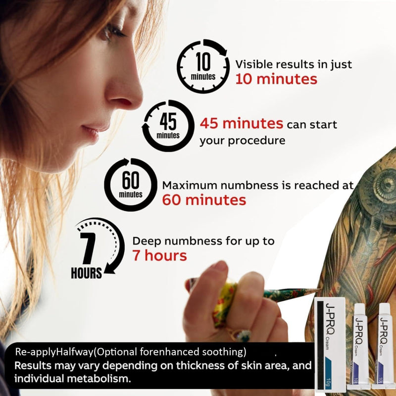 [Australia] - Tattoo Cream - High Strength - Natural Ingredients For 4-8 Hours (2pcs 10g) 