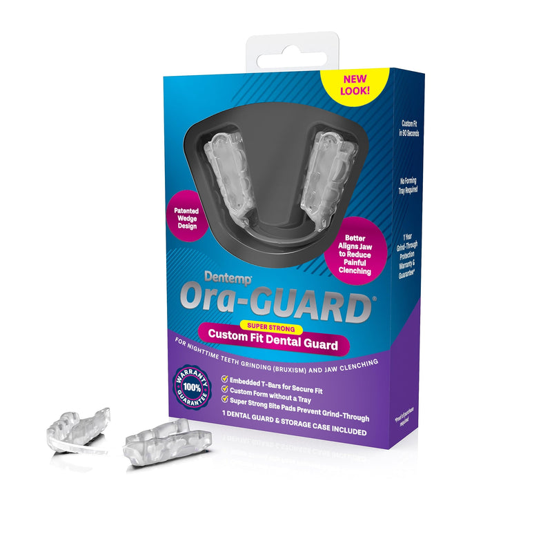 [Australia] - Dentemp Ora-Guard Custom Fit Dental Guard - Bruxism Night Guard for Teeth Grinding - Mouth Guard for Clenching Teeth at Night - Comfortable Mouth Guard for Sleeping - Relieve Soreness in Jaw Muscles… 1 Count (Pack of 1) 