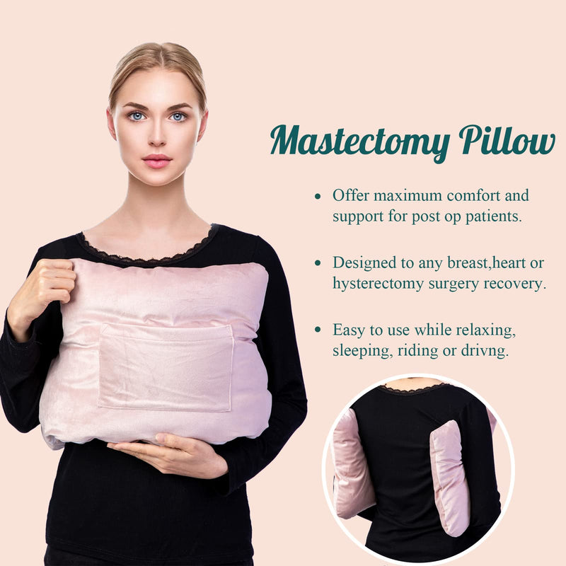[Australia] - Mastectomy Pillow - Post Surgery Pillow After Breast Cancer Surgery or Breast Reduction, Lumpectomy Pillow, Patient Care Recovery Healing Support for Port Pacemaker and Heart Surgery Recovery Mastectomy Pillow 