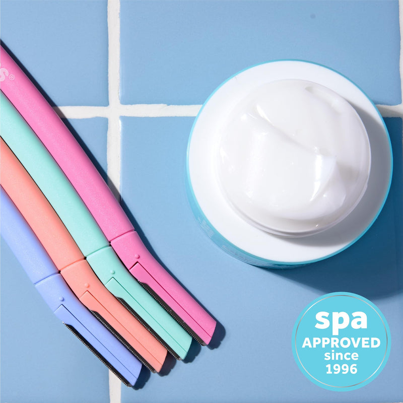 [Australia] - Bliss Stainless Steel Disposable Dermaplaning Tools | Facial Exfoliator and Eyebrow Razor to Dermaplane Peach Fuzz - 2 Pack -16 count 