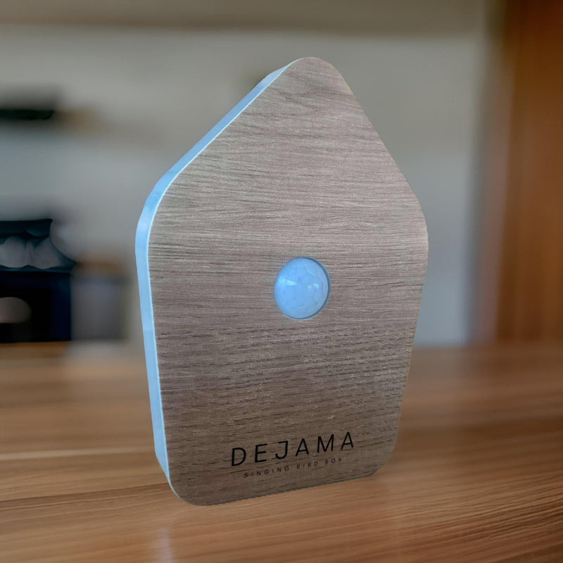 [Australia] - Singing Bird Box Mini Zwitscher for Bathrooms and Interiors Modern Nature Sound Box - Motion Sensor with Sound 