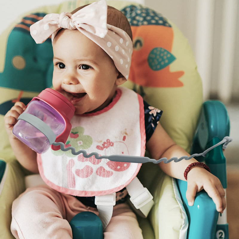 [Australia] - Toy Straps for Baby, 5 Pack Silicone Toy Straps for Stroller, Toy Safety Straps for Teether Toy, Pacifier, Sippy Cup Straps, Adjustable Toy Holder for Stroller, High Chair - BPA Free A-multi 5pack 