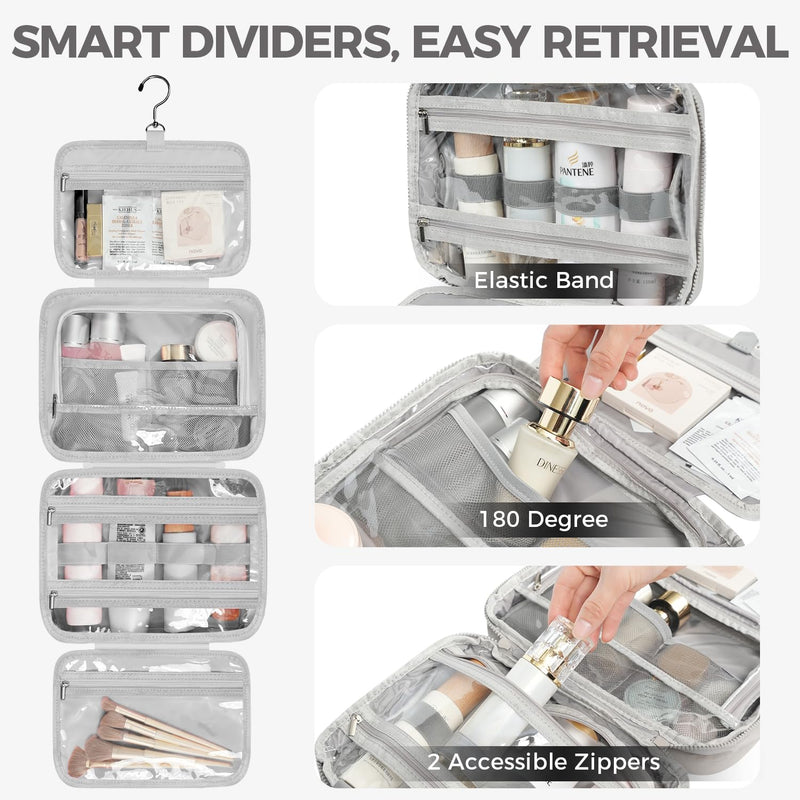 Compression Packing Cubes and Toiletry Bag