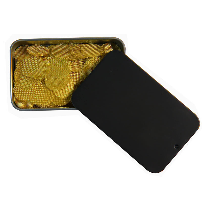 [Australia] - 200 Pieces Brass 3/4 Pipe Screens, 100% Brass 0.75 Inch Screens, Metal Screen with Black Storage Box 