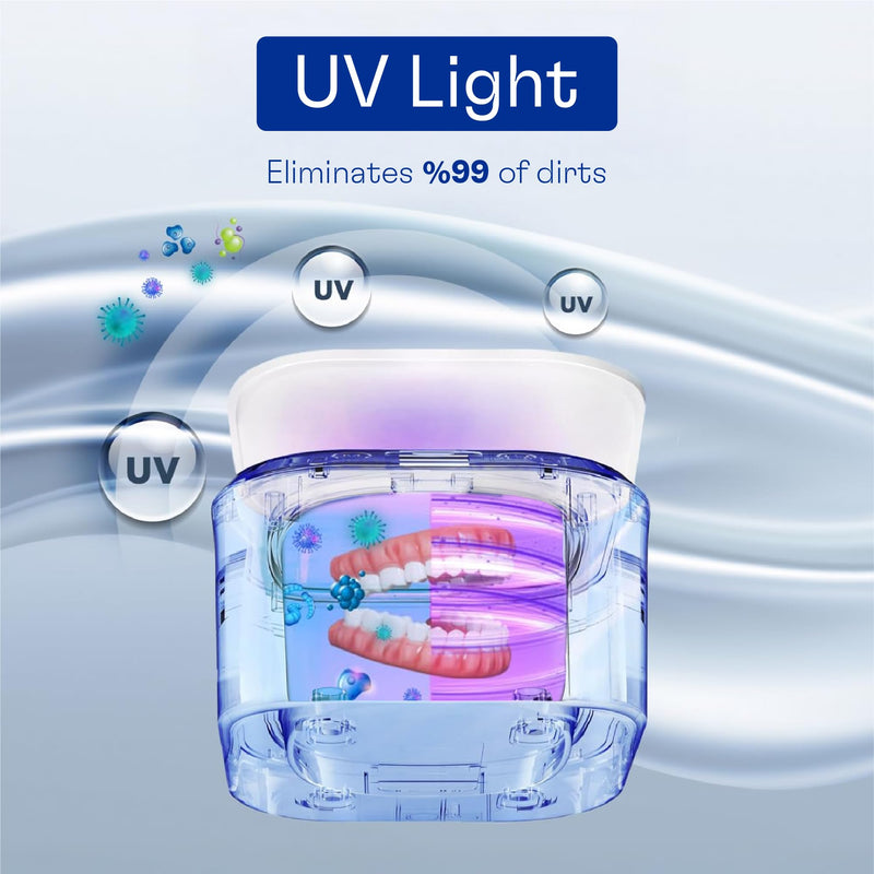 [Australia] - Ultrasonic Retainer Cleaner Machine With Cleaning Solution, Tweezers and Cleaning Wipe & Ultrasonic Jewelry Cleaner, 3 Modes Cleaner For Retainers, 48 kHZ, 220 ml Ultrasonic Cleaner 