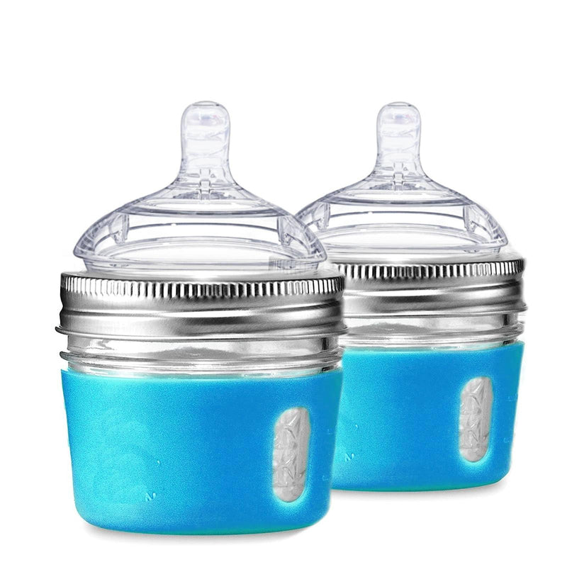 Mason Jar Bottle Nipples, Pacifier Mason Can Lid BPA Free Baby Bottles Nipples Lid Suitable for 7cm Mason jar, Turn Any Mason Jar into a Baby Bottle