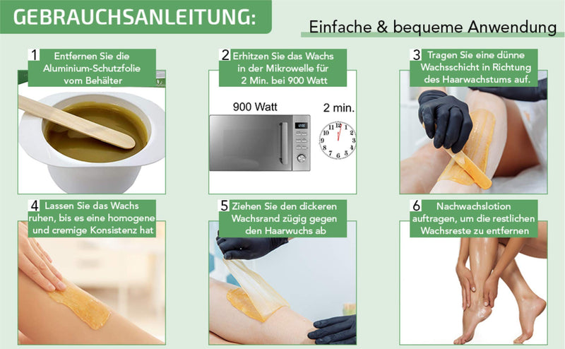 [Australia] - Dermawax 300 g natural honey wax hot wax microwave wax for epilating heated in the microwave use without wax strips for hair removal depilation Brazilian waxing whole body waxing 