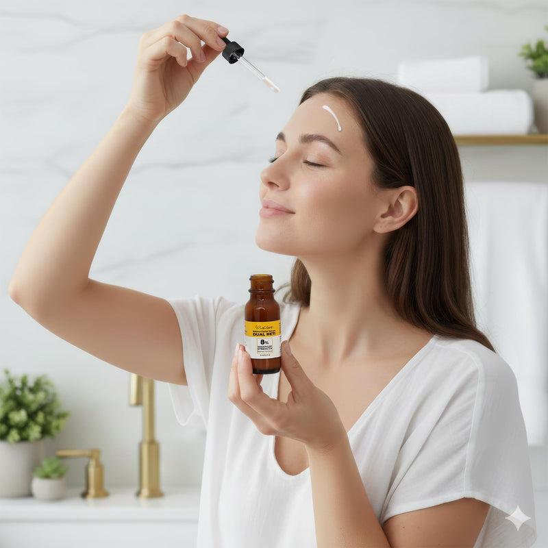 Fresh Look, Same Ingredients 8% Complex Retinol Facial Serum – Anti-Aging, Brightening Neck & Facial Serum, Helps Nourish Skin with Lactic Acid, Vitamin A, & Retinyl Palmitate – 15 ml 0.5 Fl Oz (Pack of 1)