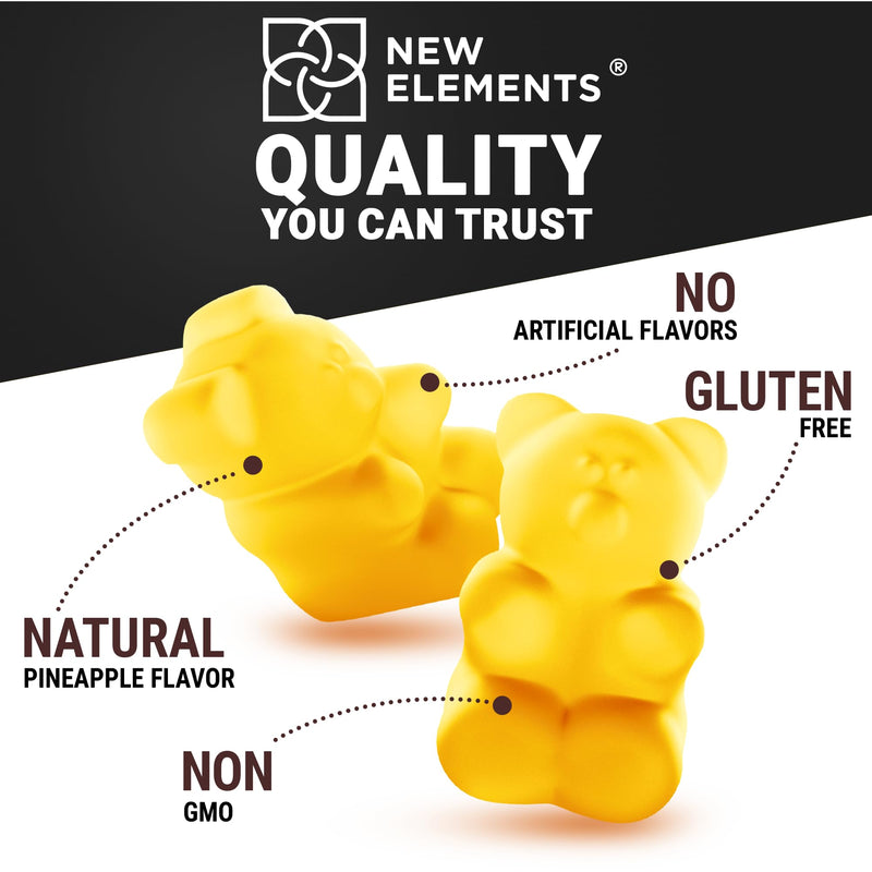 Magnesium Glycinate Gummies 500mg with Vitamin B6 100mg for Adults and Kids - High Absorption | Non-GMO | No Gluten | Stress Relief | Sleep & Relaxation | Muscle & Heart Support | Natural & Vegan