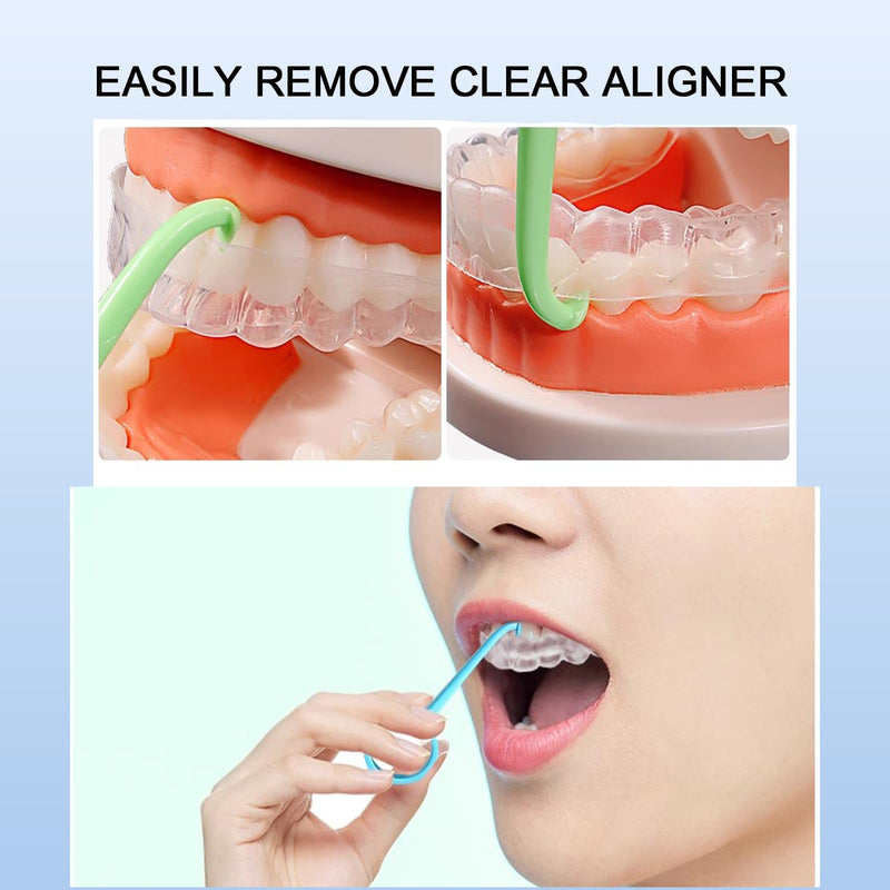 [Australia] - 20PCS Aligner Remover Tool,5 Colors Clear Aligner Removal Tool for Invisalign Removable Retainers, Aligners,Braces Removal Kit 20pcs 
