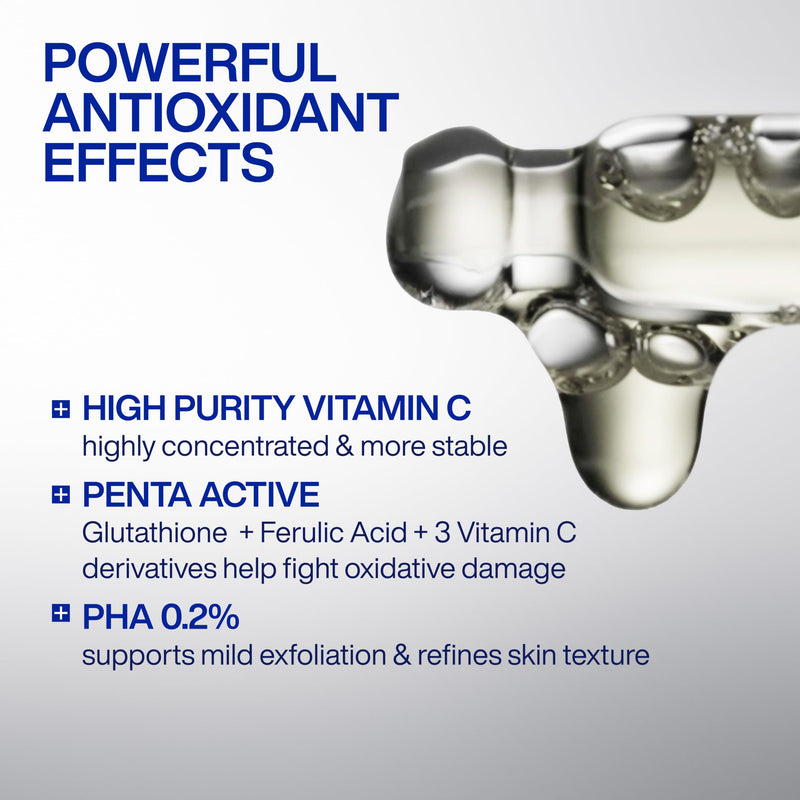 IOPE Expert Vitamin C 25% Antioxidant Serum - 25% Pure Vitamin C Face Serum - Visibly Evens Skin Tone, Enhances Radiance, and Smooths Texture – 5 Antioxidants and PHA - 0.77 fl. oz.