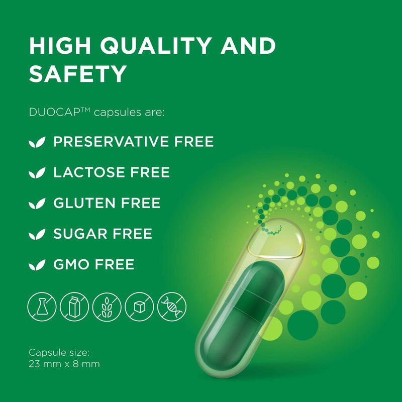 ProCombo – The smart synbiotic with targeted Directing of Good Bacteria. Double Capsule Liquid Formula for Fast Results. 1 Capsule a Day! Laboratory Tested (10 Capsules) 10 Capsules