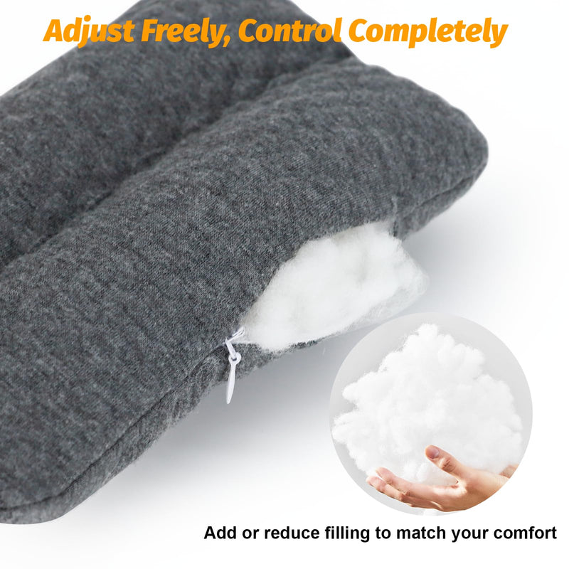[Australia] - Upgrade Neck Pad Strap Cushion Pillow for Arm Sling Comfort Shoulder Support Pad,Pacemaker Pillow Chemo Port Pillows for Mastectomy,Open Heart Surgery Recovery Gifts Post Surgery (Dark Gray) Dark Gray 