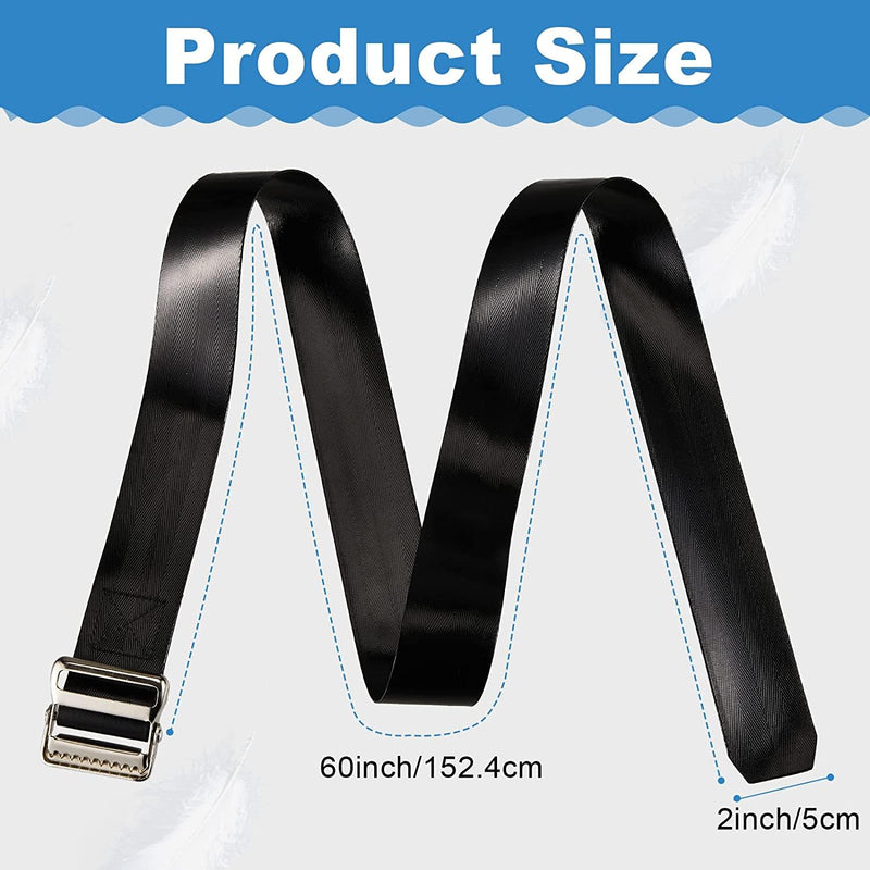 [Australia] - Vinyl Gait Belt Transfer for 60 Inch Assist Device Safety Occupational Physical Therapy Gate with Metal Buckle Handles Elderly Pediatric Caregiver Nurse Therapist Transfer Gait Belt Standing Aid 