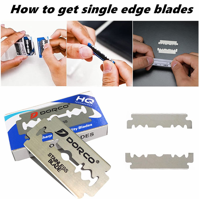[Australia] - Megan Beard shaping tool,5 piece set beard shaper - include Professional Straight Edge Razor,beard template,10 Count of double edge blades,barber pencil and Stainless steel scissors. 