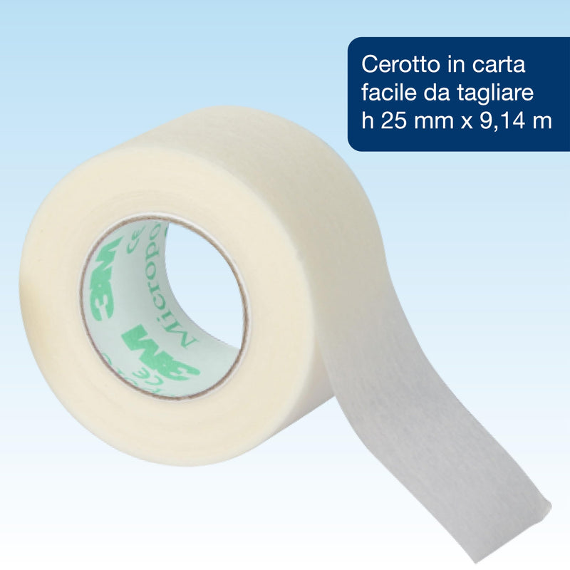 MICROPORE 3M - h 25 mm x 9.14 m