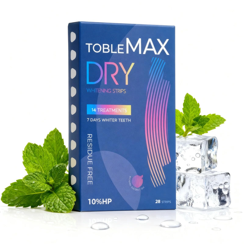 [Australia] - Teeth Whitening Strips-14 Days Treatment with Non-Slip, Residue Free Technology - Affordable Enamel Care, 10% Hydrogen Peroxide with Natural Coconut Oil Infused to Reduce Sensitivity. 