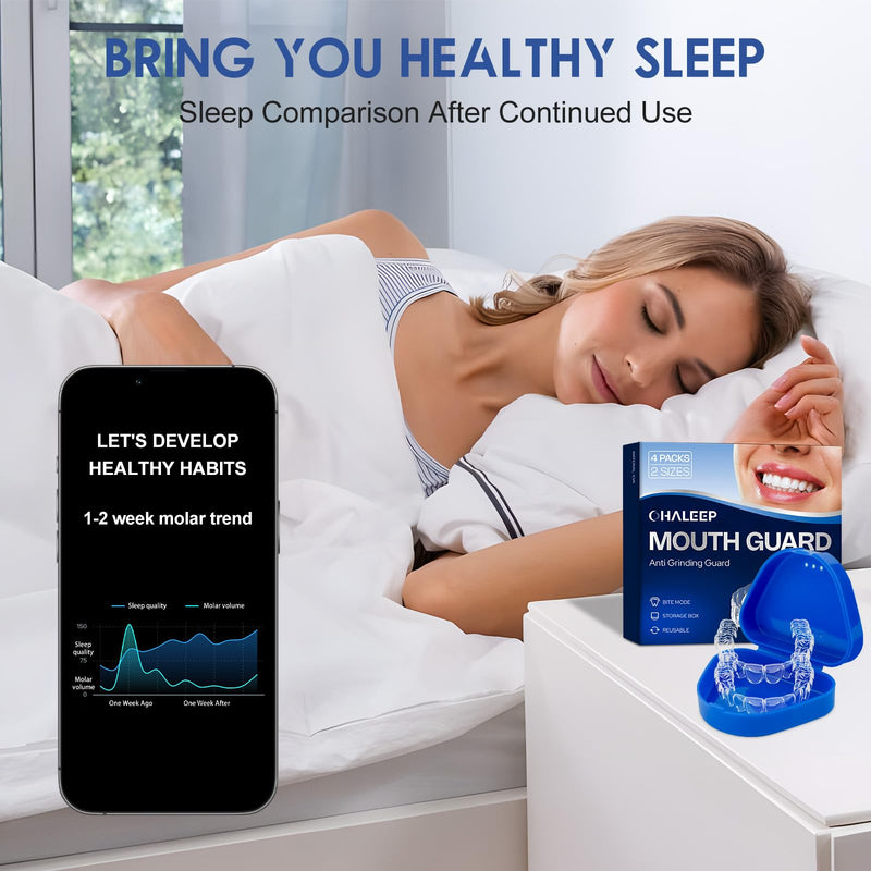 [Australia] - Anti Grinding Mouth Guard for Clenching Teeth at Night, Teeth Grinding Mouthguards for Sleeping, Mouth Guard for Grinding Teeth at Night, Night Guards for Teeth Grinding for Adults 