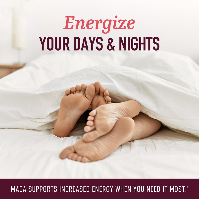 [Australia] - Organic Maca Root Capsules for Women | Peruvian Maca 2250MG Extra Strength | Red, Black & Yellow Root Powder with Black Pepper | Herbal Supplement to Support Energy & Hormone Balance | 120 Ct Maca Capsules 