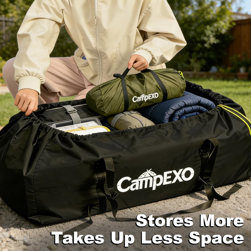 120L Extra Large Duffle Bag with Drawstring Closure, Durable Camping Gear Bag for Travel Storage, Tent Storage & Sports Equipment