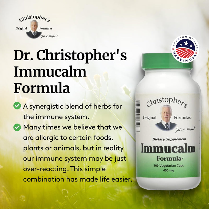 [Australia] - Dr. Christopher's Immucalm - Immune Support Supplement - Immune Boosters for Adults 