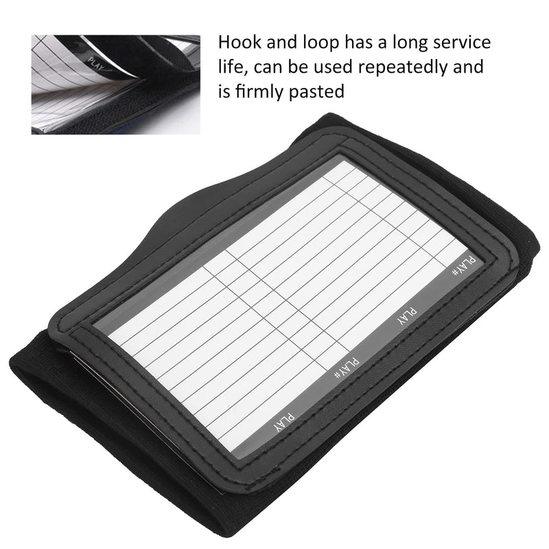 [Australia] - Football Wrist Playbook, Football Bracelets Playbook Bracelet Wrist Football Football Card Holder Wristband for Football Baseball Softball All Sports 