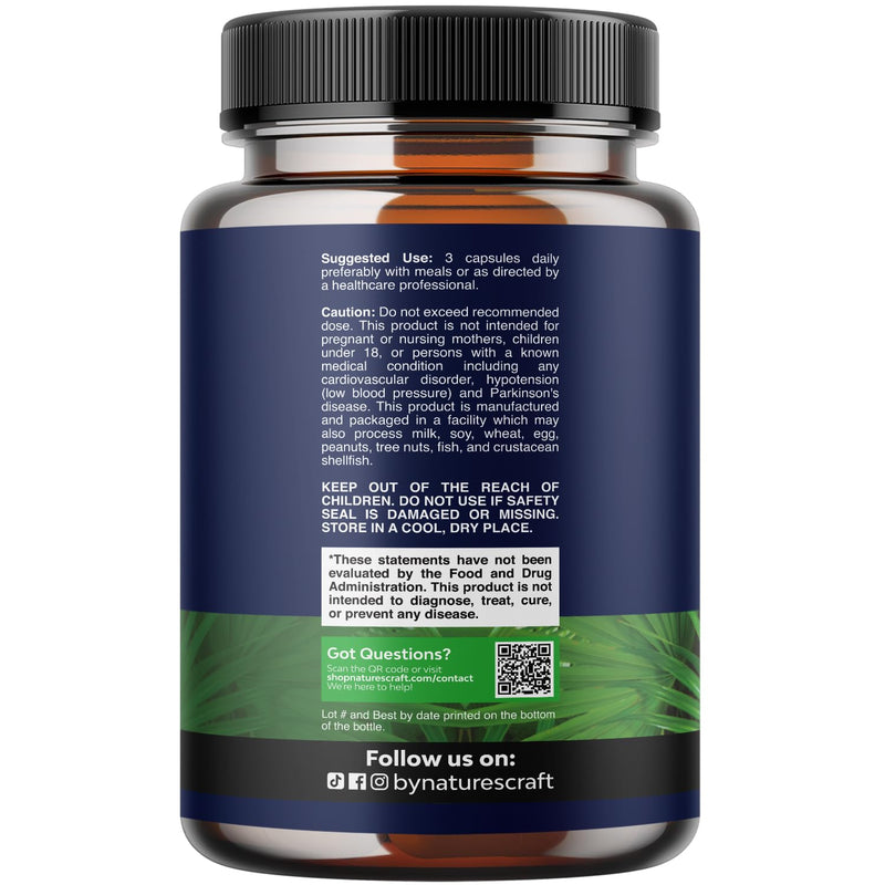 [Australia] - Herbal Prostate Supplement for Men - Potent Pygeum and Saw Palmetto Extract with Beta Sitosterol & Green Tea for Urinary Tract Support - Male Health Blend for Frequent Urination - 90 Capsules 90 Count (Pack of 1) 