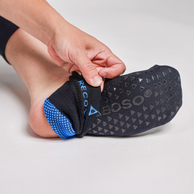 NABOSO Textured Grip Socks | Neuro-Stimulating Massage Socks for Recovery, Pain Relief & Better Balance Small