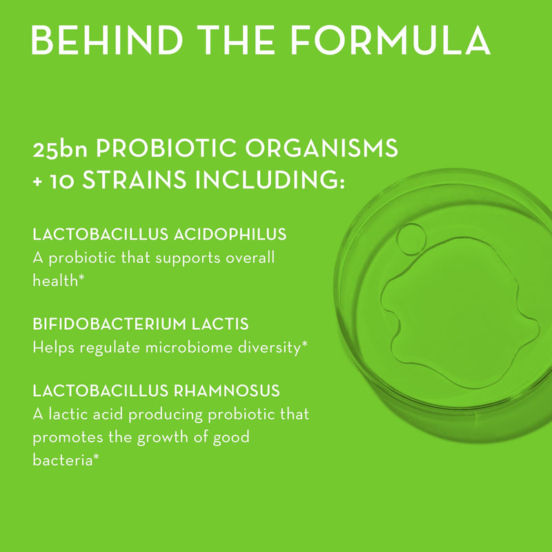 [Australia] - HUM Gut Instinct (30-Day Supply) - Daily Probiotics for Digestive Health for Women and Men - Lactobacillus + Bifidobacterium Strains for Bloating, Immune Support + Healthy Gut Diversity 30-Day Supply 