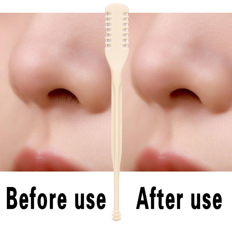 [Australia] - Pack of 2 nose hair removers, nose razors, lions' den, nose hair razors, ear hair removal, nose hair trimmers, lion's den, double-head nose hair trimmers, one blade, washable 