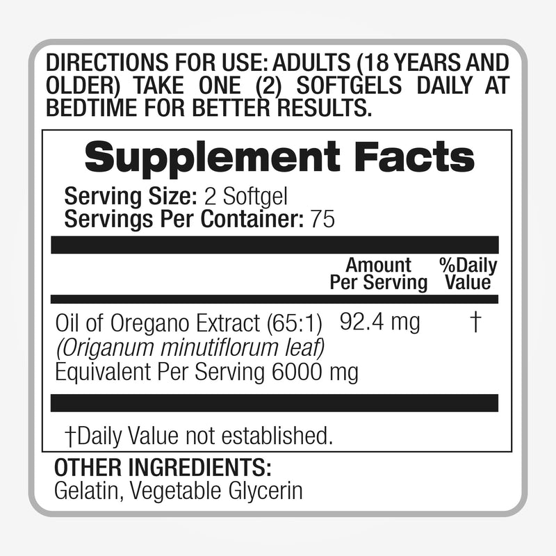 [Australia] - Lab | oregano oil | oil of oregano | oil of oregano capsules | aceite de oregano | oregano oil capsules | 150 softgels | oil of oregano softgels | oregano | Ultra high Absorption. 