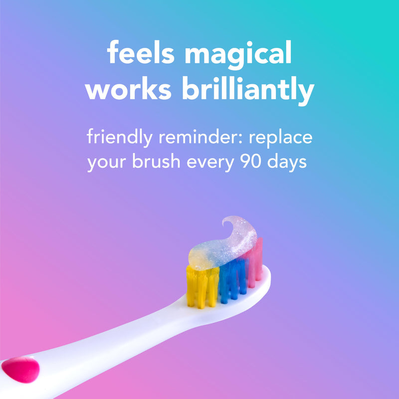 [Australia] - hello Soft Kids Toothbrushes, Unicorn Toothbrush Pack with Wide Handles, Made for Kids of All Ages, BPA-Free, Super Soft Bristles, Gentle on Gums, Tough on Pesky Plaque, 6 Pack 1 Count (Pack of 6) Unicorn Soft 