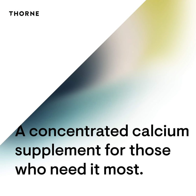 [Australia] - Thorne Calcium - (Formerly DiCalcium Malate) - Chelated Calcium for Enhanced Absorption with DimaCal for Bone Density Support - 120 Capsules 