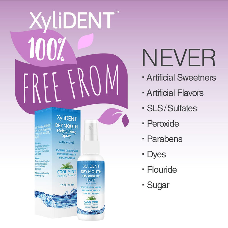 [Australia] - Nature's Stance XyliDENT Xylitol Dry Mouth Spray - Stimulates Saliva, Freshens Breath, Reduces Acid Production, Fast Acting Extended Relief, 2 Ounce (Cool Mint) Cool Mint 2 Fl Oz (Pack of 1) 
