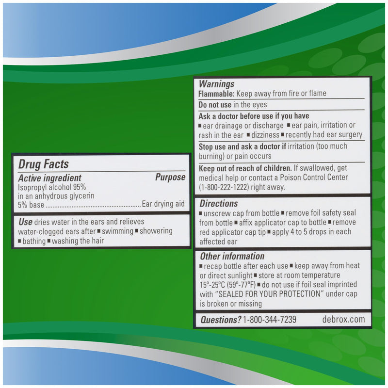 [Australia] - Debrox Swimmer’s Ear Drops, Ear Drying Drops for Adults and Kids, 1 Fl Oz 1 Fl Oz (Pack of 1) 