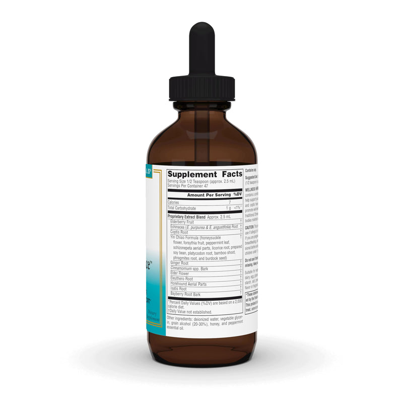 [Australia] - Source Naturals Wellness Herbal Resistance Liquid Immune Defense Supplement & Immunity Booster with Echinacea, Elderberry & Yin Chiao - 4 OZ 