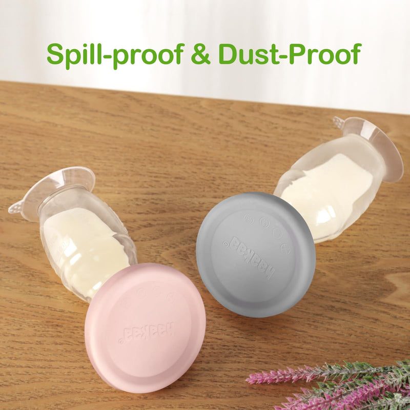 [Australia] - haakaa Silicone Breast Pump & Silicone Cap 5oz/150ml, Gen.2 5.4 Ounce Gray 
