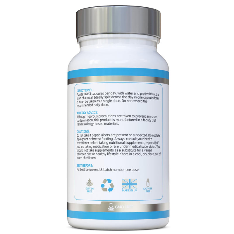 Magnesium Complex 6-in-1 | Max Absorption Formula 2100mg of Magnesium Bisglycinate, Magnesium Taurate, Magnesium Citrate, Magnesium Gluconate, Magnesium Malate, Magnesium Lactate, Vegan UK Made