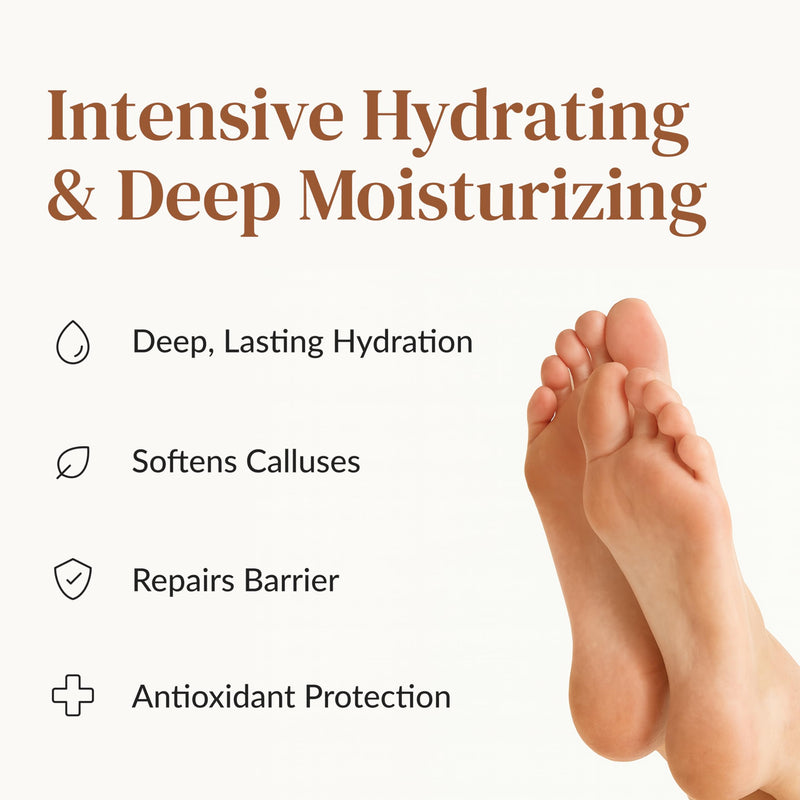 [Australia] - Epielle Hydrating & Moisturizing Hand & Foot Masks 12 Pairs, Relieve and Soften Dry Hands & Cracked Heels with Shea Butter & Sunflower Seed Oil, Korean Skin Care, Spa Set, Self Care Gifts for Women Hydrating & Moisturizing Gloves & Socks 